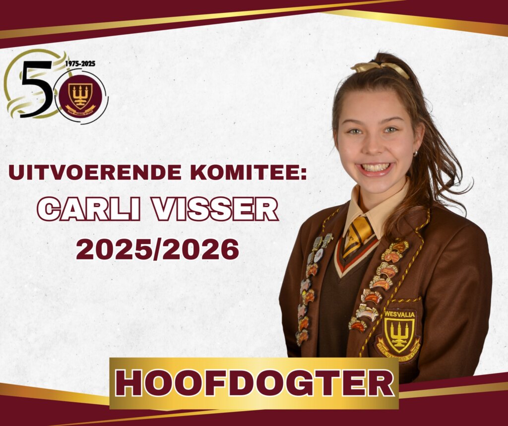 Carli Visser Wesvalia Hoofdogter 202526