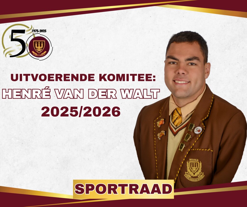 Henré van der Walt Wesvalia Sportraad
